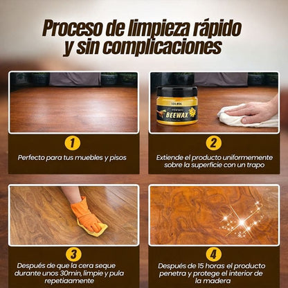 Cera Premium Reparadora de Madera