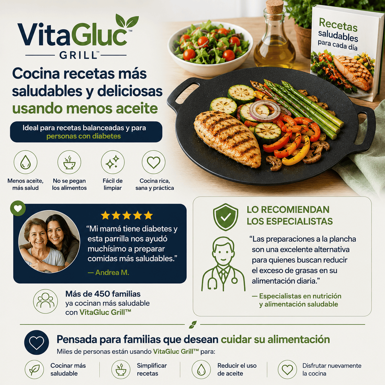La forma más práctica de preparar comidas balanceadas.