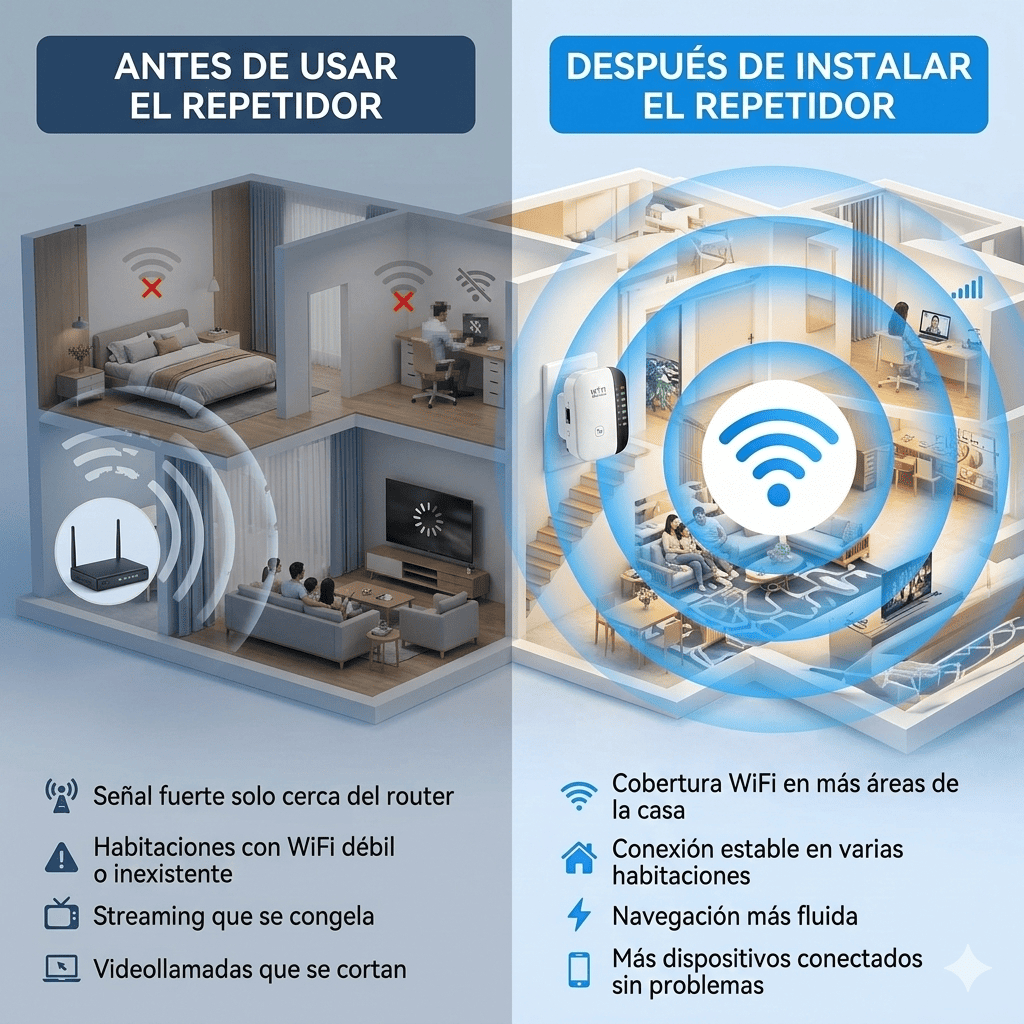 Repetidor Wifi Amplificador de Señal