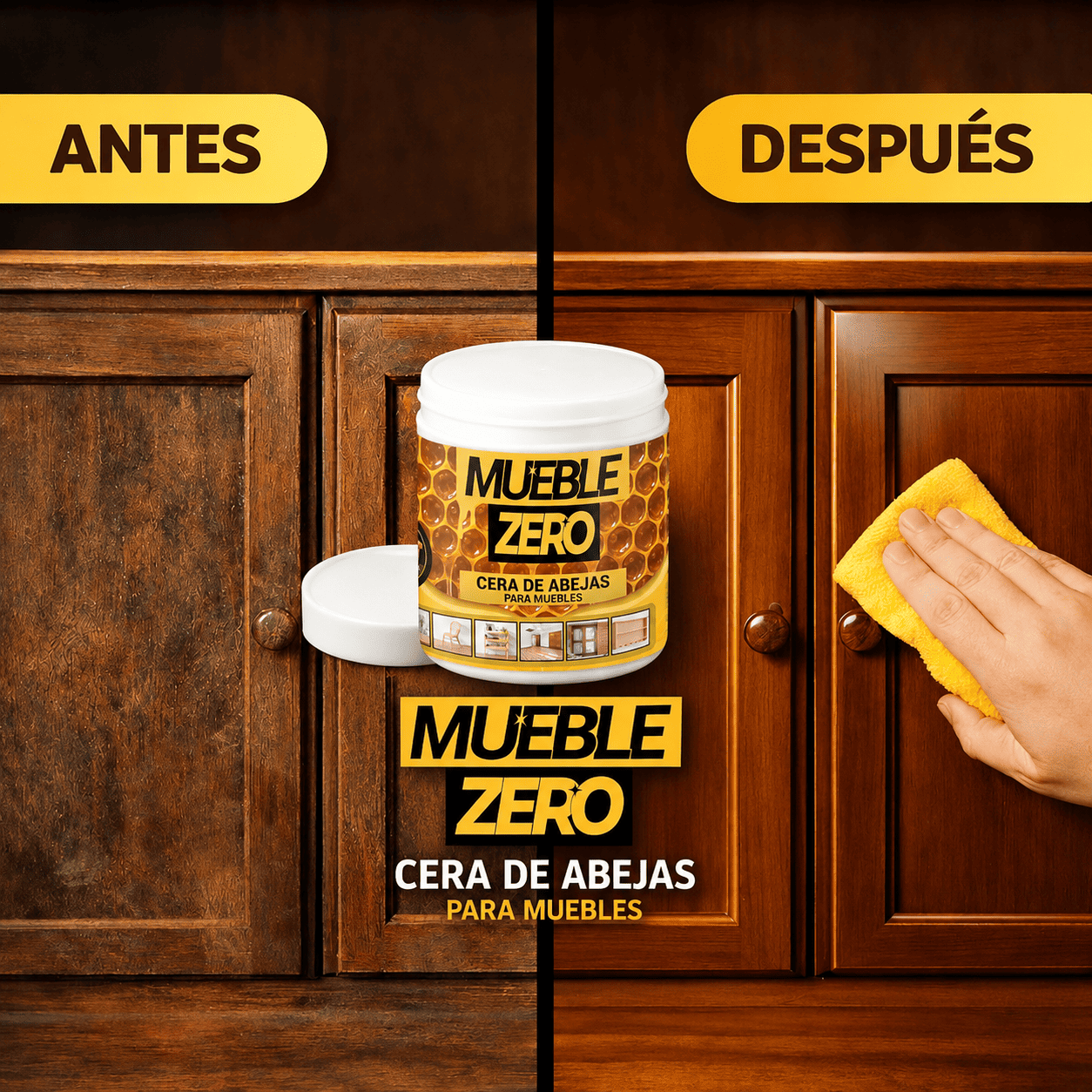 Cera Restauradora y Abrillantadora de Muebles