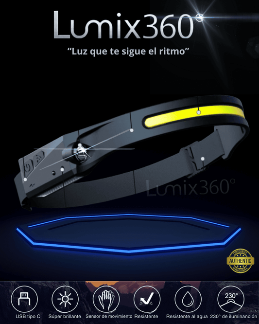 LUMIX 360° Linterna Frontal Led